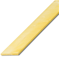 Volige brute en sapin - épicéa - traitement classe 2 jaune - 18 MM x 150 MM x 3 M