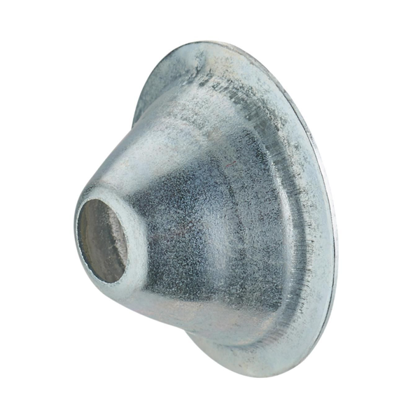 Rosaces coniques super chromées - Diamètre 38 mm - Hauteur 19 mm - Acier - Sachet de 10