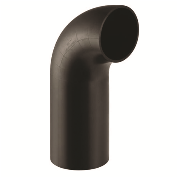 Coude Geberit PE à branche longue: 90°, d=40mm