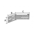 Équerre angle de mur sortant ITE Simpson AB45C