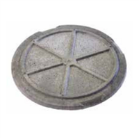 Couvercle béton pour réhausse de fosse sceptique - CVVB - diamètre 60 cm