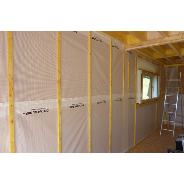 Pare-vapeur translucide armé pour étanchéité air et vapeur - Delta FOL DBF - 1,50 M x 50 M