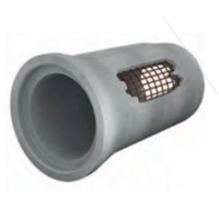 TUYAU 135A DIAMETRE 40 CM, JOINT INTEGRE, LONGUEUR 2.38 M UT