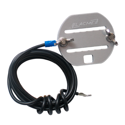 Sortie haute tension avec attache pour clôture électrique - Lacmé - Pour ruban 40 mm