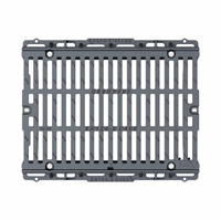 Grille caniveau D400 750x400 PMR A/longeron fte + ver 4 bl