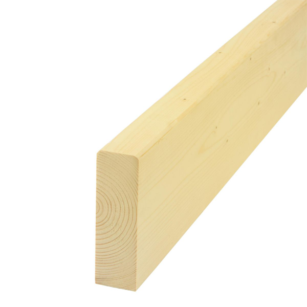 Bois d'ossature Sapin du Nord blanc - raboté 4 faces et arêtes chanfreinées - Traité Classe 3 - 220 MM x 45 MM - longueur 5,40 M