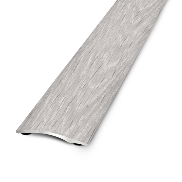 Seuil de porte adhésif multi-niveaux - Presto Premium Dinac - Aluminium Chêne Cérusé sable - 27 MM x 3,4 MM - 93,0 CM