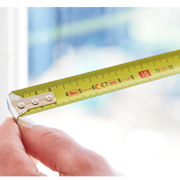 Mesure mètre à ruban Stanley Tylon bi-matière 3 mètres x 12,7 mm classe 2