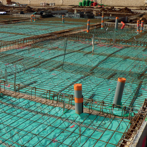 Film anti-termite et anti-remontée d’humidité Termifilm UV Plus pour dalle en béton - rouleau de 25 M x 3 M