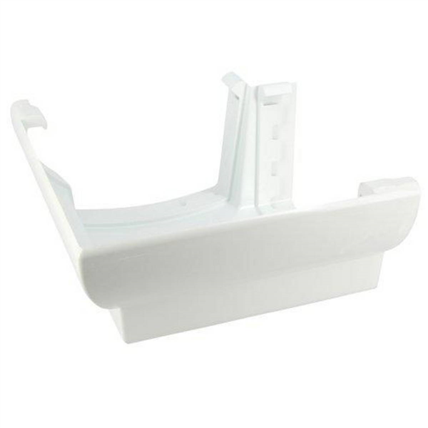Angle extérieur à 90° Nicoll AEC38 à coller pour gouttière Ovation LG38 - Techtan Blanc