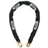 Chaîne antivol en acier cémenté Abus pour cadenas - avec textile de protection noir - maillon ép. 8 mm - 110 cm