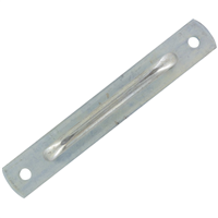 Poignée en applique zingué sur platine de 265x40x69 mm