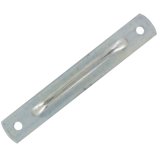 Poignée en applique zingué sur platine de 265x40x69 mm