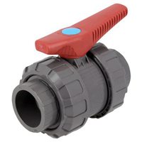 ROBINET A BILLE FEMELLE PVC A COLLER D40