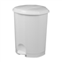 Poubelle plastique avec pédale blanche - Prima Rossignol - 11 litres