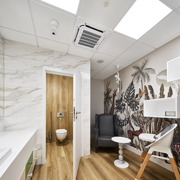 Dalle de plafond acoustique CleanSpace Essential Rockfon - Bords A (droits) - 600,0 MM x 600 MM - ép. 12,00 MM