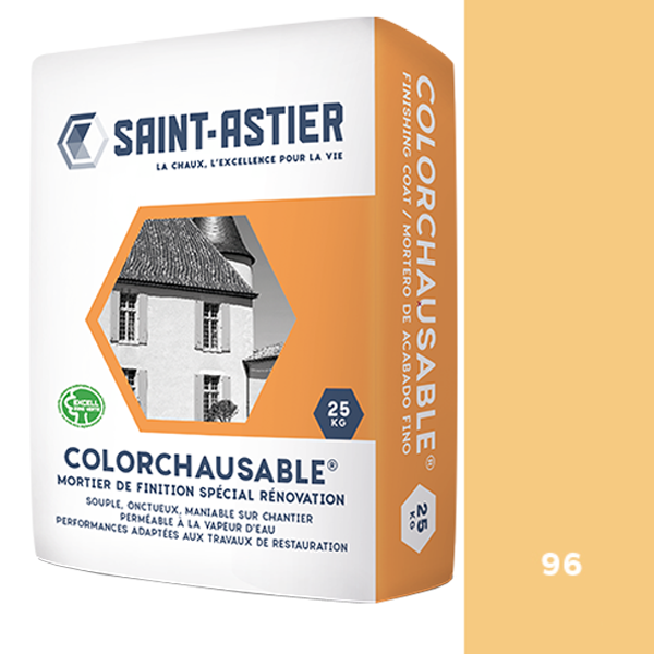 Mortier de finition spécial rénovation Colorchausable Saint-Astier - Teinte 96 - sac de 25,0 KG