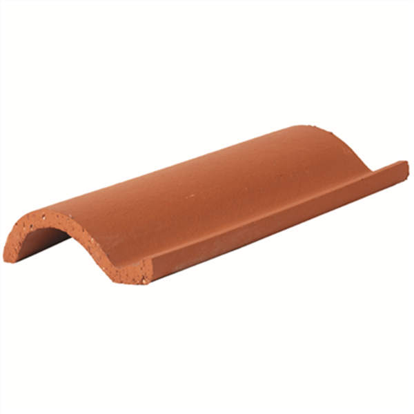 Tuile couvre-mur terre cuite 874CC Terreal - Long. 34 cm - Rouge