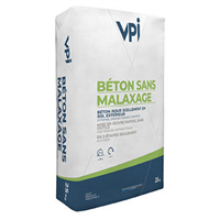 Béton sans malaxage pour scellement en sol extérieur - sac de 25 kg