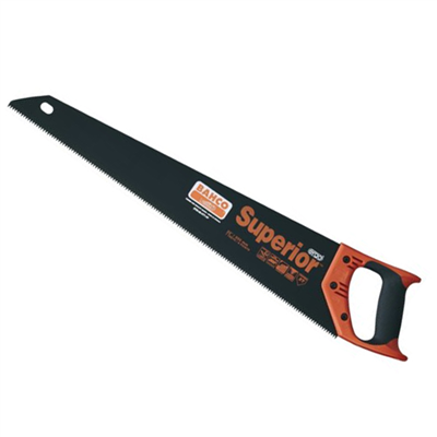 Scie égoïne Superior Bahco pour bois longueur 550 mm 7/8 dents
