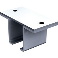 Support enveloppant à visser au plafond rail associé 6255