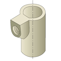 SIPHON RUE D400 H1100 S160 PVC