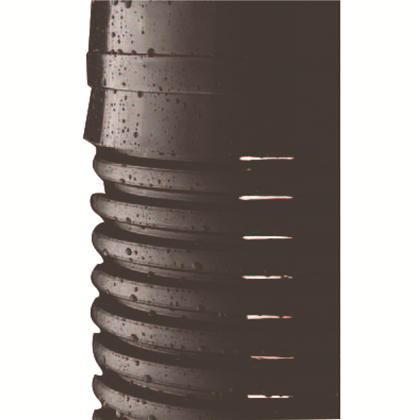 Tubes Drainage Polyéthylène à double paroi d_160mm, barres, long.6m, noir