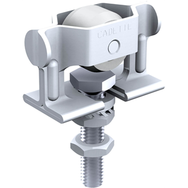 Monture CADETTE avec galet nylon monté sur bague rilsan capacité 40 kg