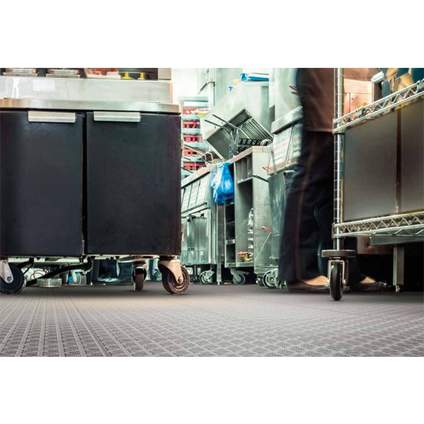 Carrelage intérieur grès cérame technique Taurus Industrial relief mat SR4 - 20,0 CM x 20,0 CM - ép. 8,00 MM - Anthracite R12/C/V4