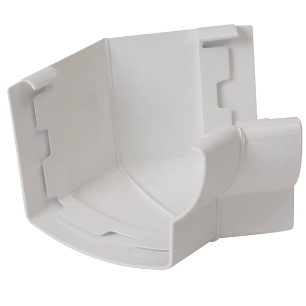 Angle de gouttière extérieur Ovation Nicoll - Longueur 88 mm - Angle 135° - Techtan Blanc