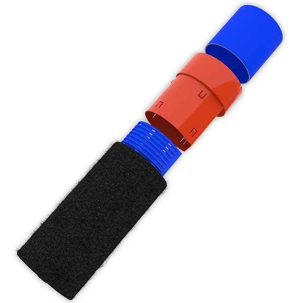 Manchon adaptateur pour drain de fondation Batidrain ou Batifibre -  PVC - diamètres 90 / 100 mm