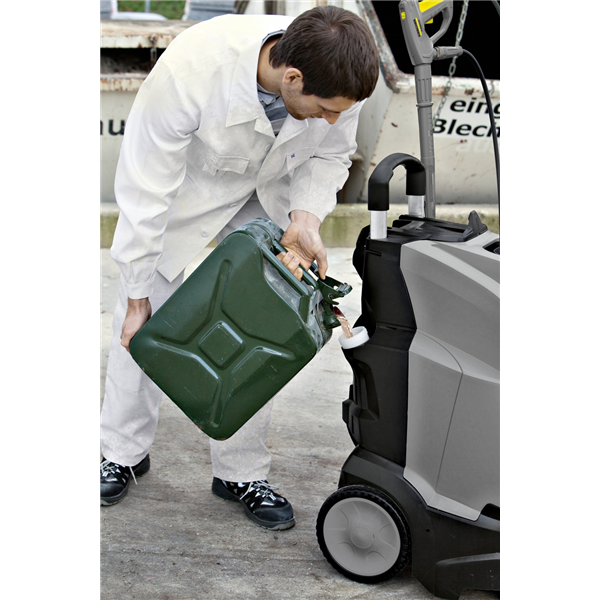 Nettoyeur haute pression eau chaude monophasé Karcher HDS 5/11 UX+ - 230V - 110 bar - débit 450 l/h avec enrouleur