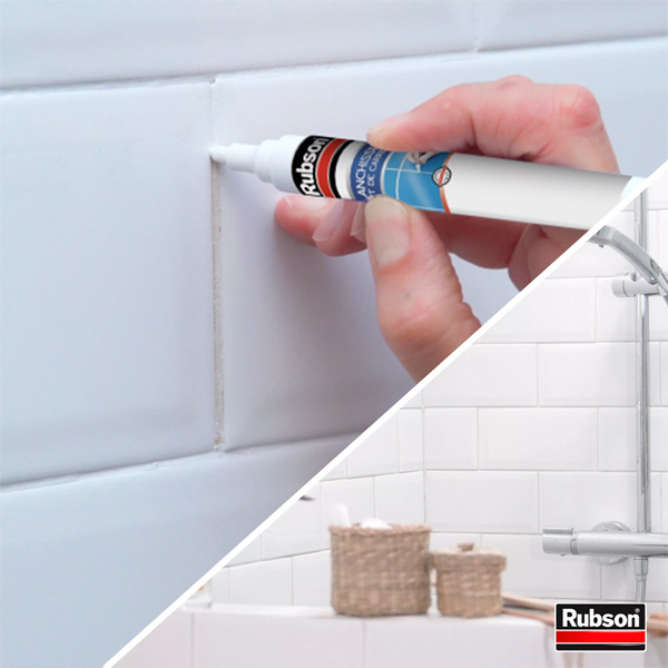 Stylo blanchisseur pour joints de carrelage mural Rubson - imperméable - 7 ml