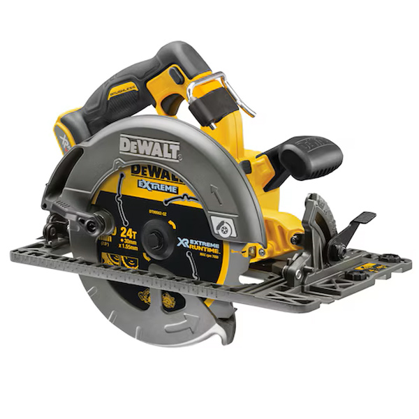 Scie circulaire sans fil Dewalt DCS579NT-XJ XR Flexvolt 54V 190 mm compatible rail de guidage - sans batterie ni chargeur