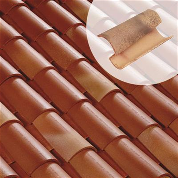 Tuile canal en terre cuite - Vendéenne 40 cm Terreal - Vieille terre