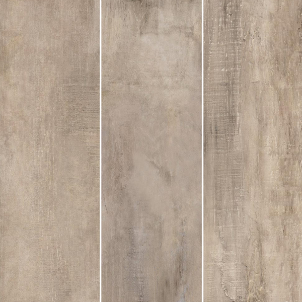 Carrelage de sol intérieur effet bois Shabby Wood - grès cérame émaillé Tortora - 60 CM x 15 CM - épaisseur 8 MM