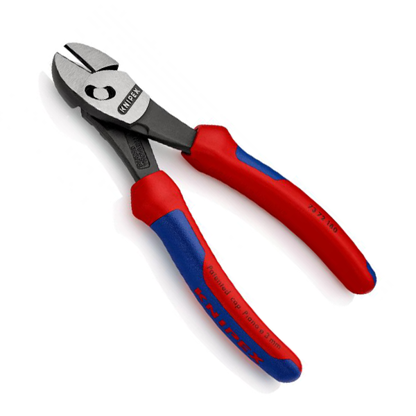 Pince coupante de côté Twin Force Knipex - Longueur 180 mm - Poignées gainées