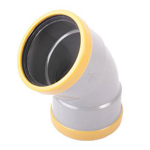 RACCORDS ASSAINISSEMENT-PVC Coude F/F 45° 125 JM C34