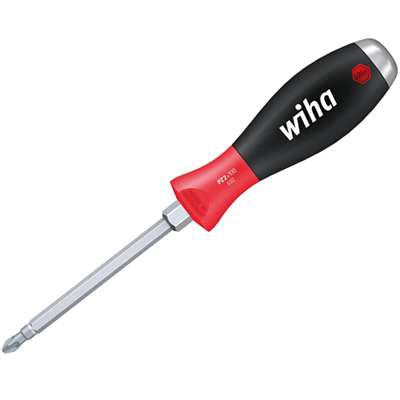 Tournevis Pozidriv Wiha SoftFinish 6 pans continu et disque de frappe PZ1 x 80mm