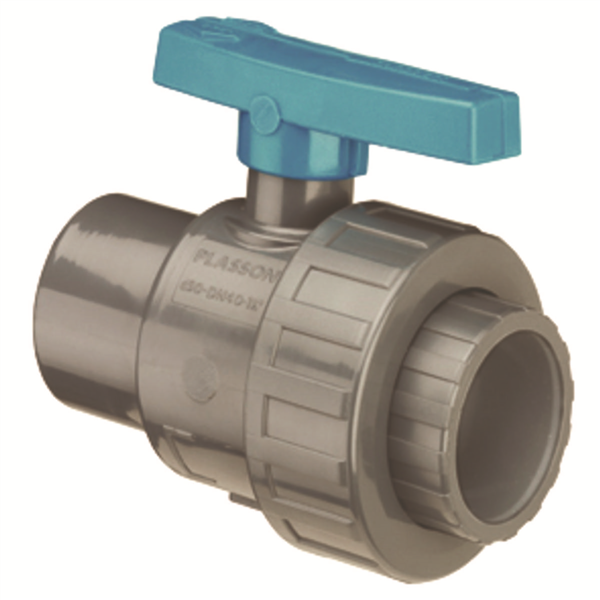 VANNE SIMPLE UNION PVC A COLLER EPDM D63