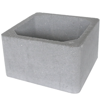 Rehausse de regard EPERS RH40 pour boîte à opercules Sebico - dimensions intérieures 40x40 CM