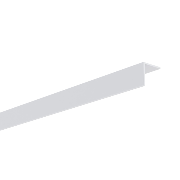 Cornière d'angle PVC pour finition des angles extérieurs de bardage - 30,0 MM x 30,0 MM - 3,00 M - Blanc