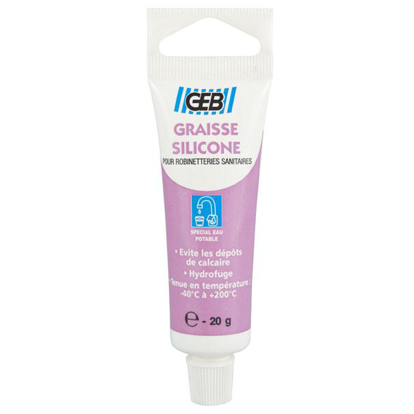 GEB - Graisse silicone pour robinetterie Etui-tube 125 ml réf 515521
