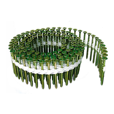 Vis à bois en rouleau acier galva tête fraisée empreinte TX20 - 4,0 MM x 30,0 MM - boîte de 2500