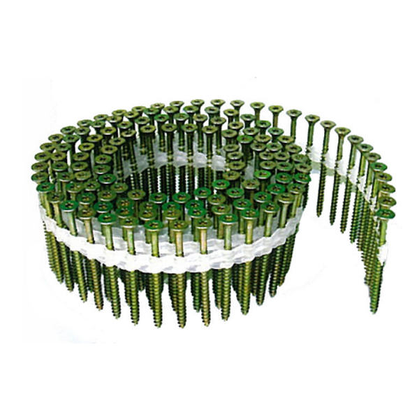 Vis à bois en rouleau acier galva tête fraisée empreinte TX20 - 4,0 MM x 30,0 MM - boîte de 2500