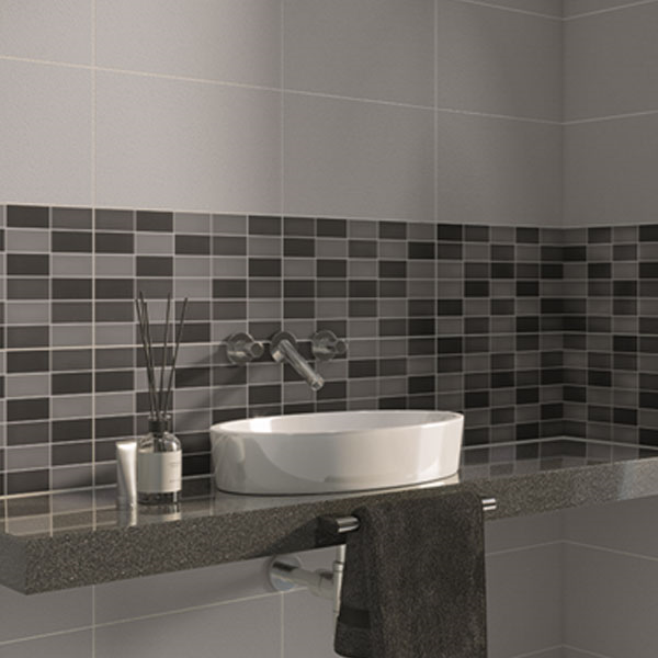 Faïence murale MONOCROMA - Blanco - 25 cmx40 cm