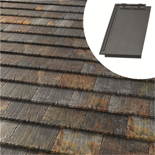 Tuile plate Flat 10 Tech Borjajet pour toiture inclinée et façade