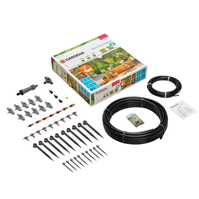 Kit d'arrosage goutte à goutte pour plantes en pot - Gardena - pour 10 pots