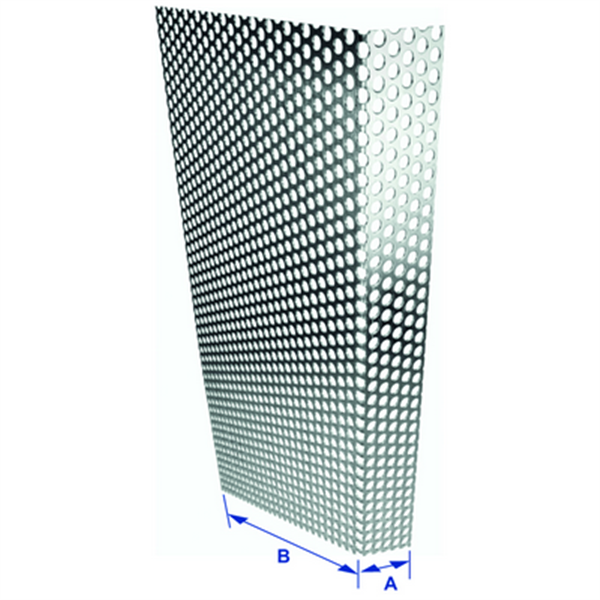 Grille anti-rongeur en Alu - 40 x 120 MM - 2,5 M