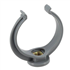 Collier de fixation forme lyre pour système d'évacuation des eaux usées - avec insert P.7/150 - polypropylène gris - Ø50 mm
